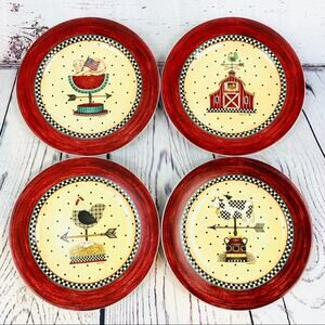 Debbie Mumm Sakura salad plates Weathervane